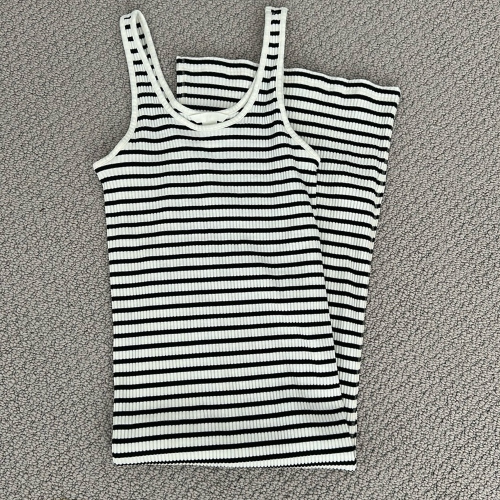 H&M Rubbed Tank Dress
